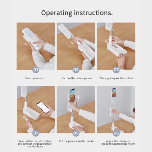Foldable Phone Stand For Live Stream