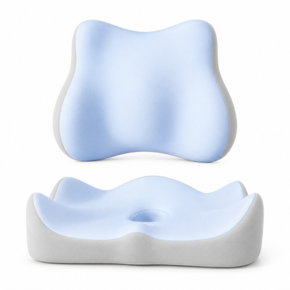 Memory Foam Seat and Back Cushion Set