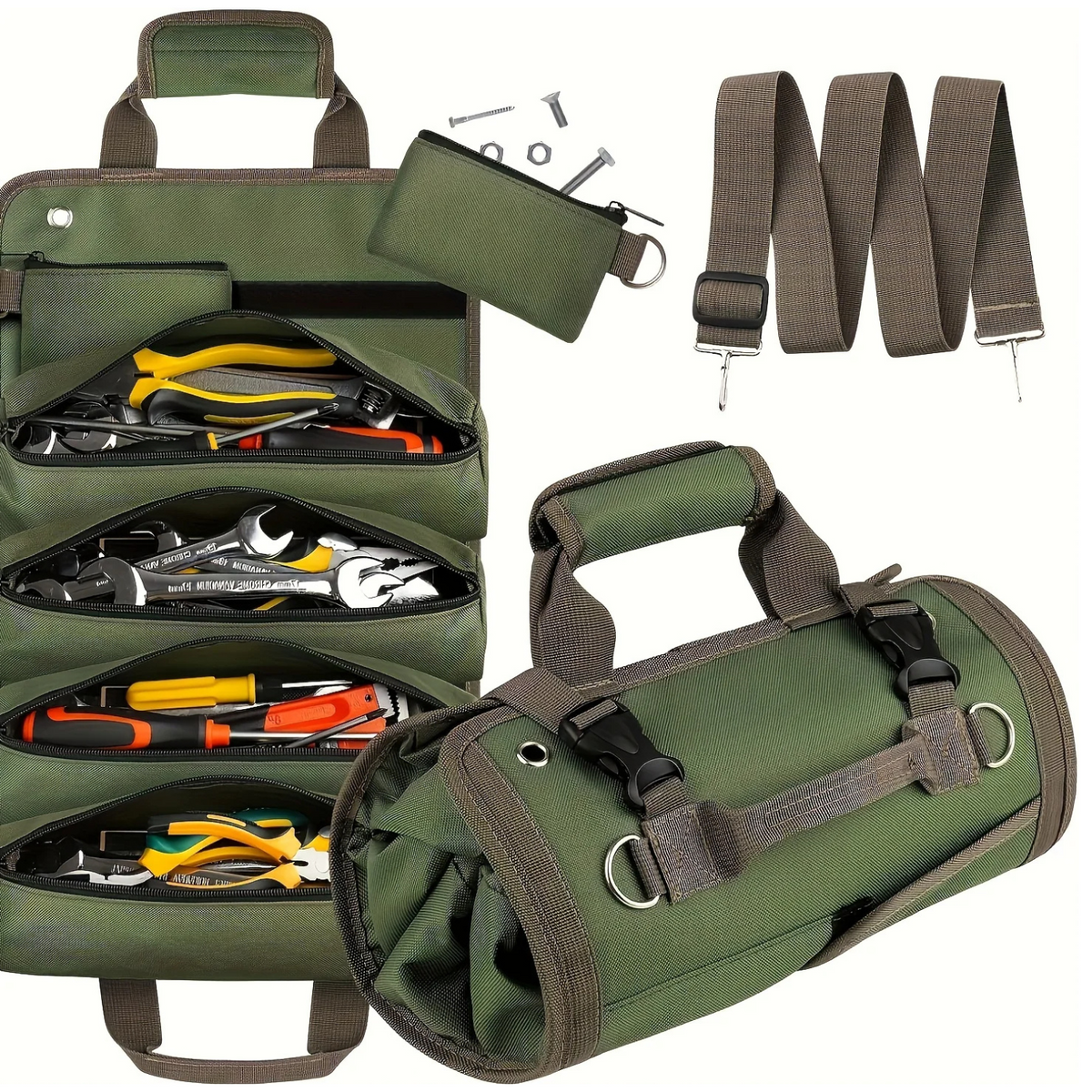 Heavy-Duty Roll-Up Tool Bag