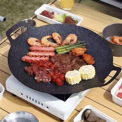 Round Portable Grill Plate