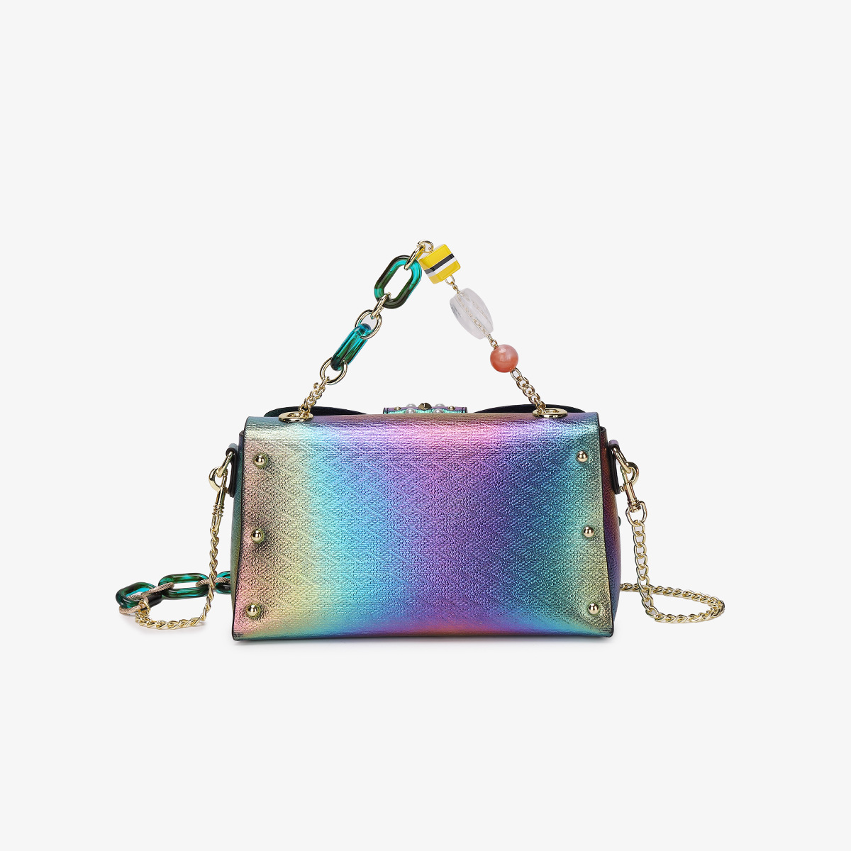 Iridescent Wing Shoulder Bag