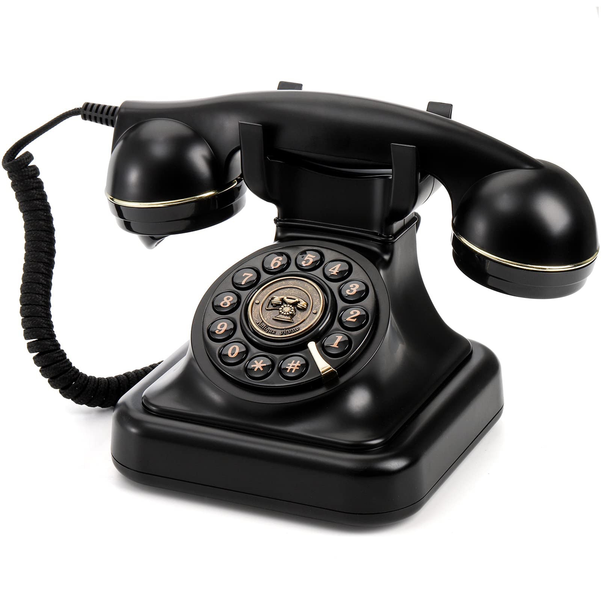 Retro Push-Button Desk Telephone