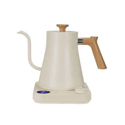 Wood-Accent Temperature-Control Gooseneck Kettle