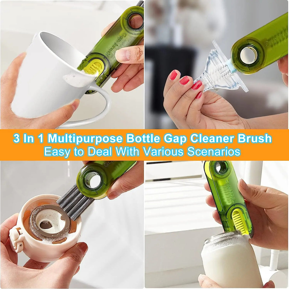 3 in 1 Rotatable Cleaning Brush