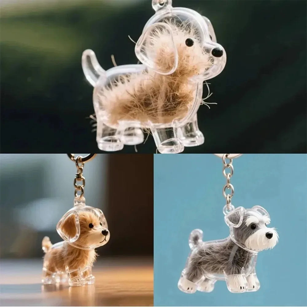 Pet Hair Keychain