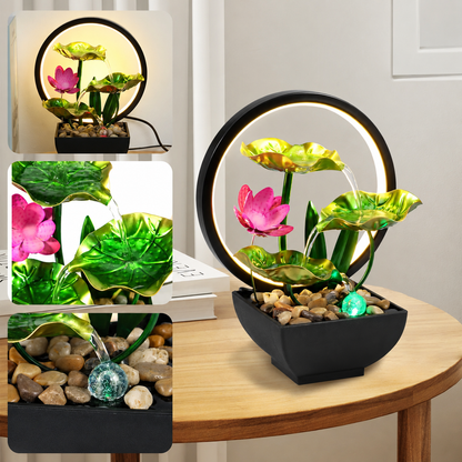 Lotus Leaf Desktop Water Fountain