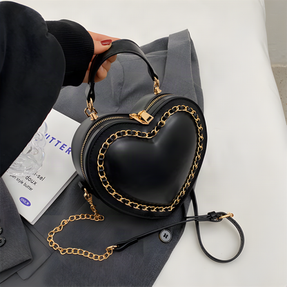 Heart Chain Shoulder Bag