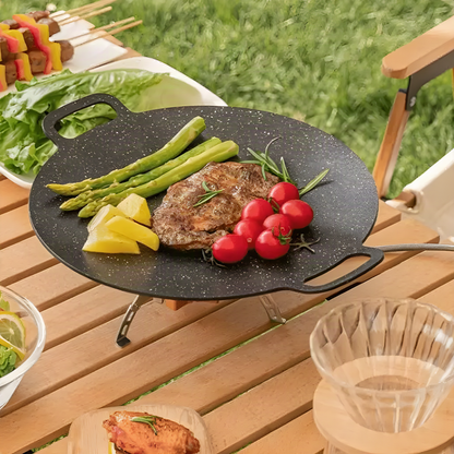 Round Portable Grill Plate