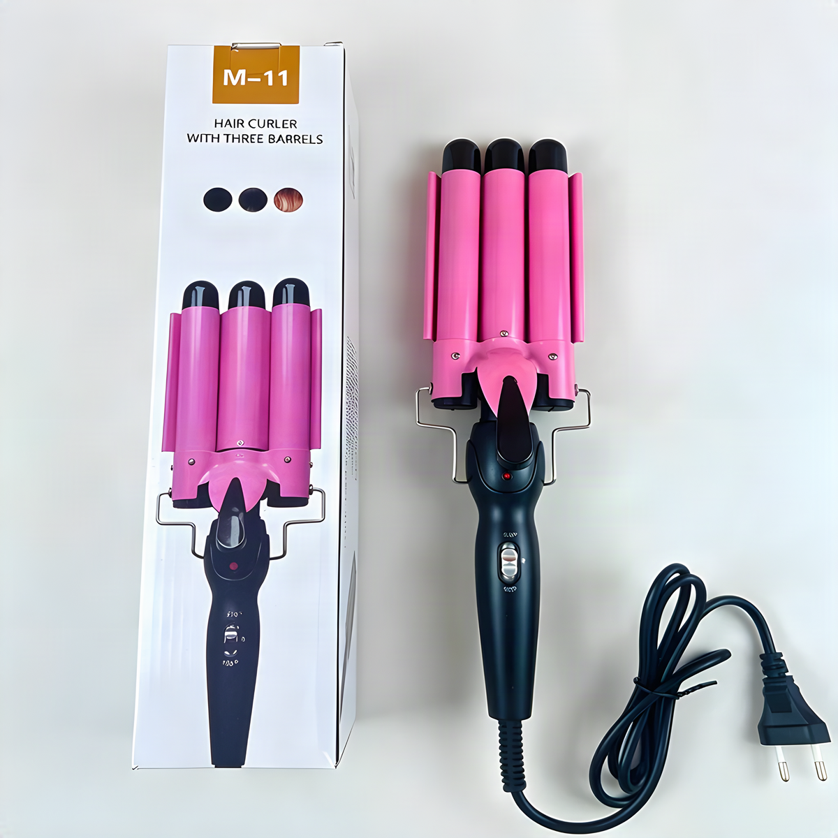 Triple-Barrel Hair Waver