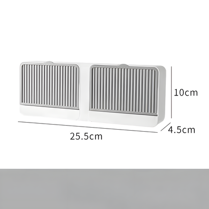 Flip-Cover Wall Soap Holder