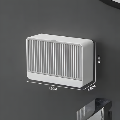 Flip-Cover Wall Soap Holder