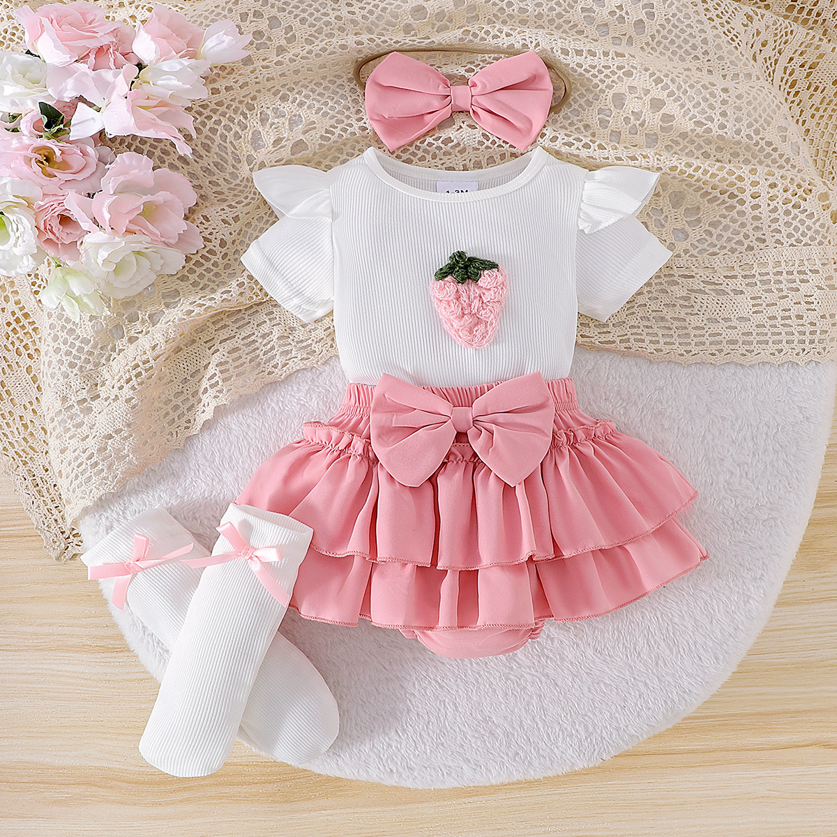 Baby Fruit Ruffle Outfit