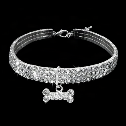Rhinestone Pet Collar