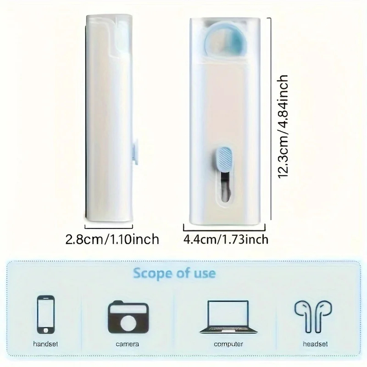 Compact Keyboard and Earbud Cleaning Kit