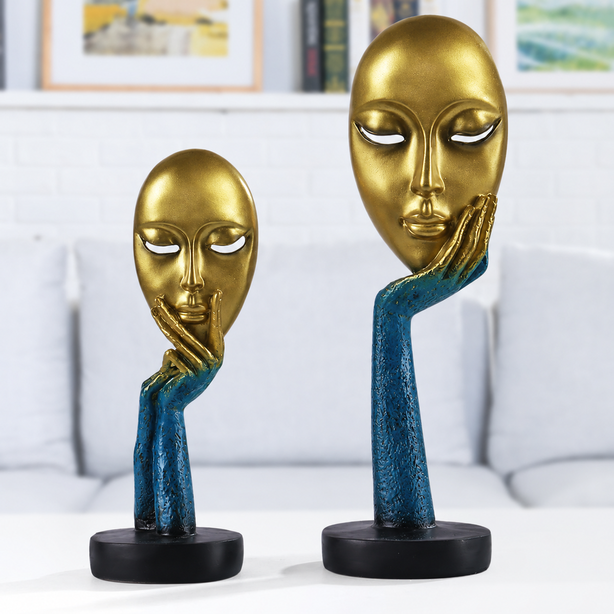 Abstract Face Sculpture