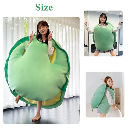 Wearable Turtle Shell Plush Pillow
