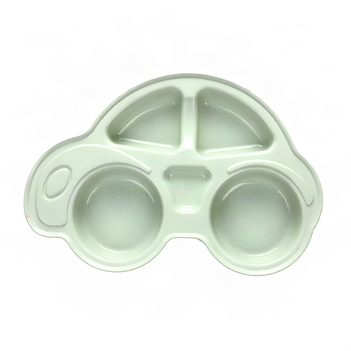 Car Shaped Divided Kids Bowl