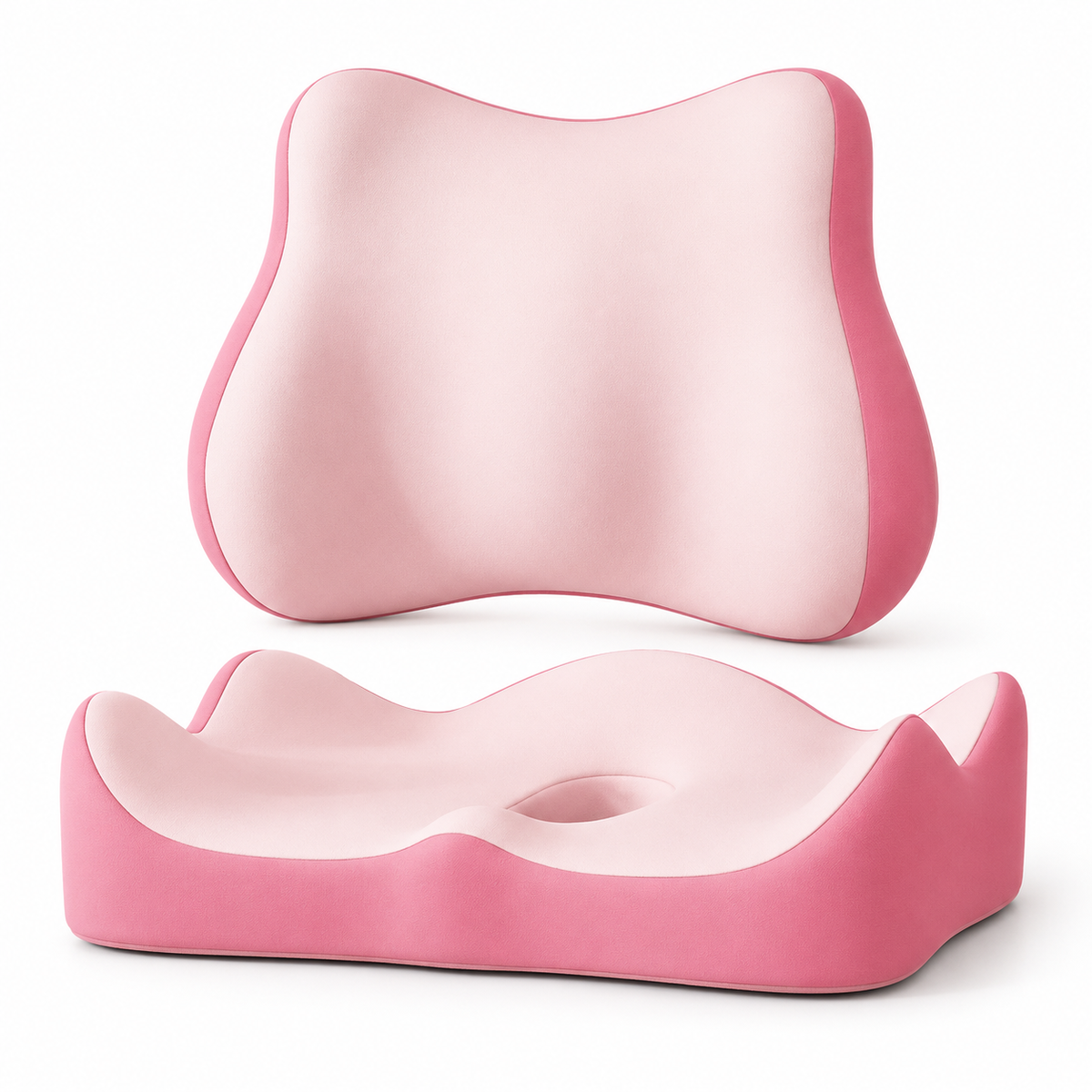 Memory Foam Seat and Back Cushion Set