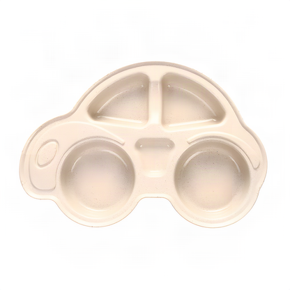 Car Shaped Divided Kids Bowl
