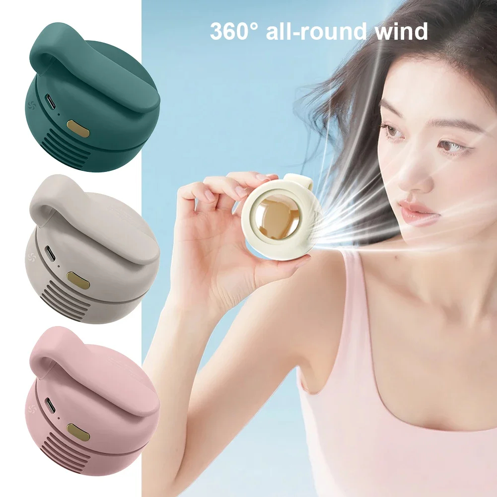 Mini Bladeless Clip-On Portable Fan