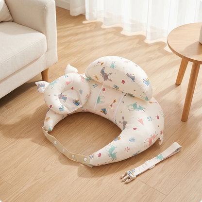 Adjustable Nursing Pillow with Baby Headrest