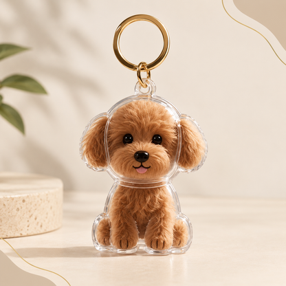 Pet Hair Keychain